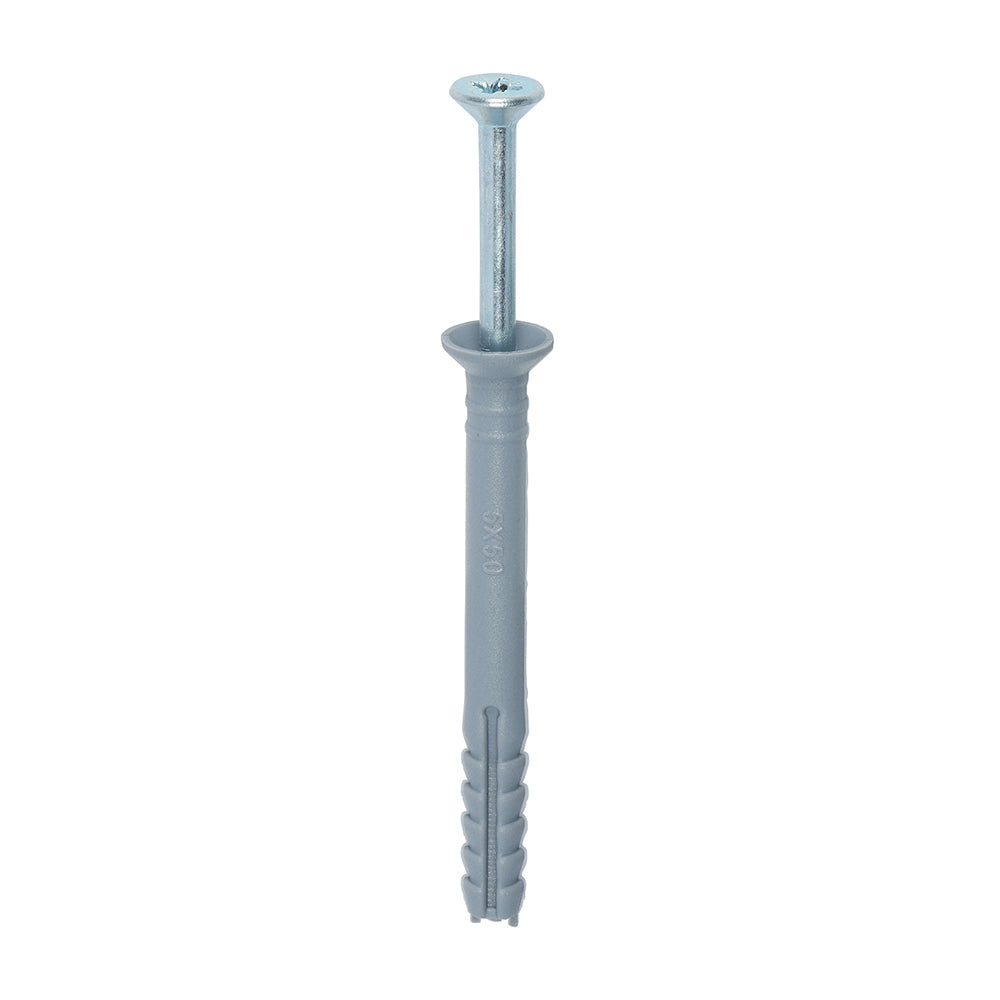 Nylon Hammer Fixing - PZ - Zinc | 5.0 x 50 product image