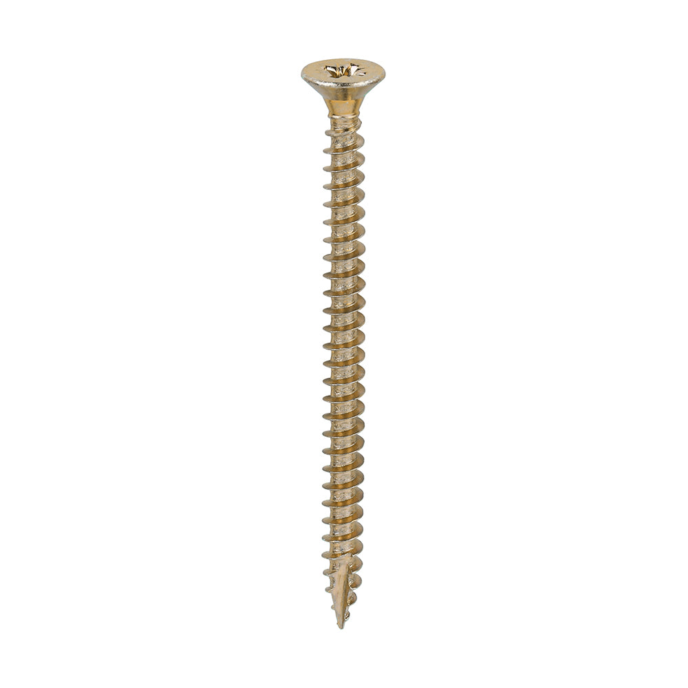 Classic Multi-Purpose Screws - PZ - Double Countersunk - Yellow | 5.0 x 70 product image