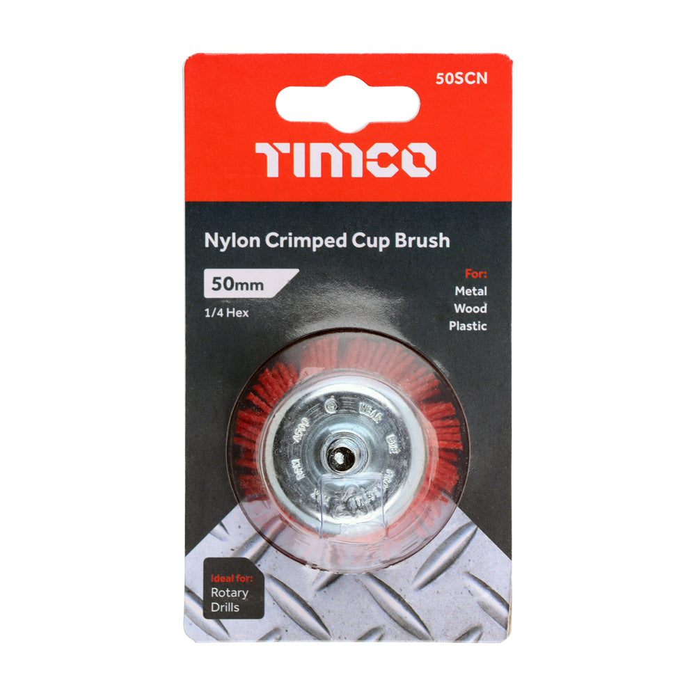 Drill Cup Brush - Nylon | 50mm additional image 2
