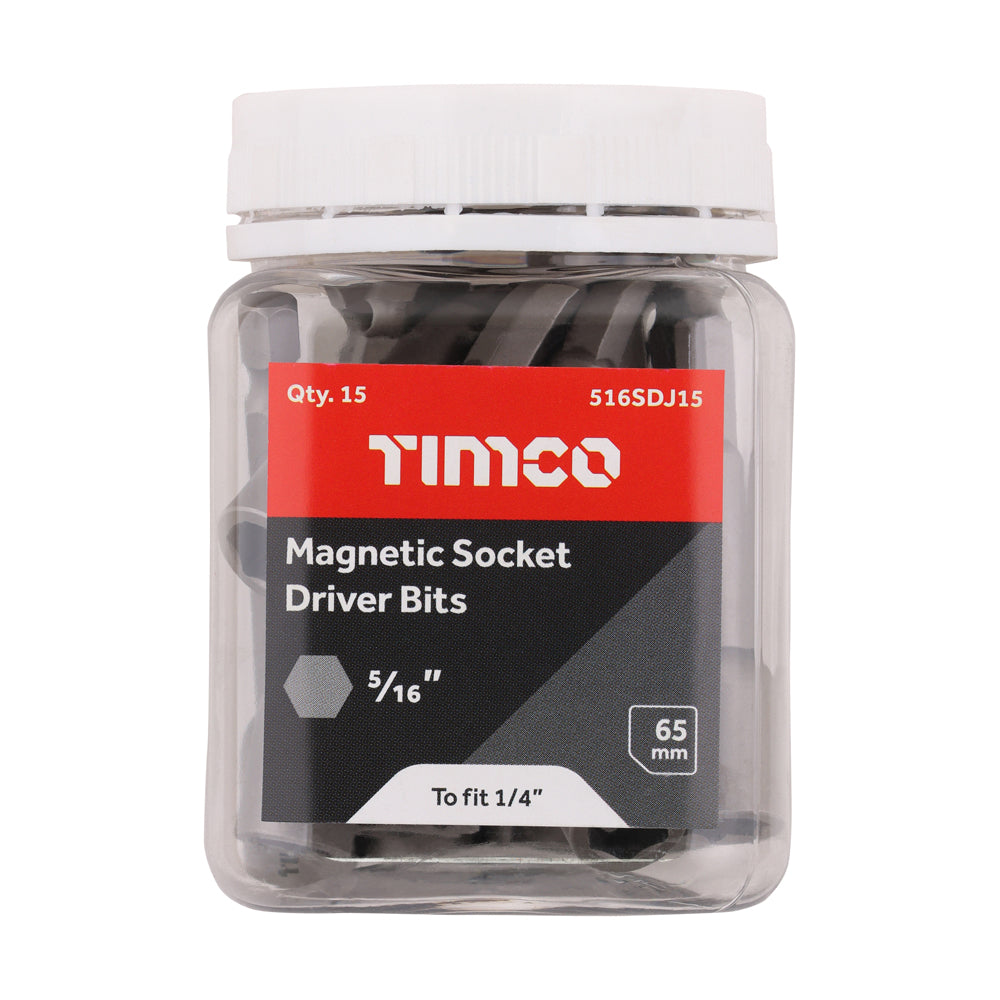 Magnetic Socket Driver Bits - Hex | 5/16 x 65 additional image 2