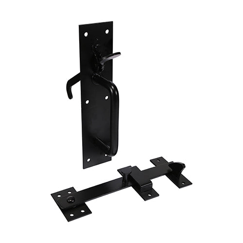 Suffolk Latch - Heavy Duty - Black | 219 x 50mm | Bag | 1 Each | 523369 product image