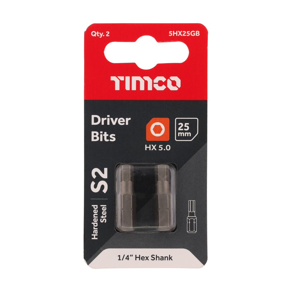 S2 Driver Bits - HX | 5.0 x 25 additional image 2
