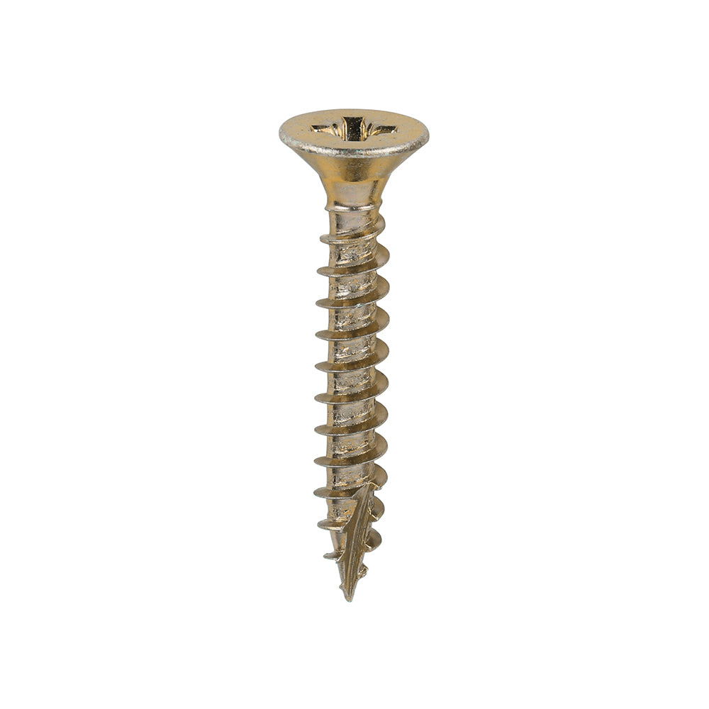 Classic Multi-Purpose Screws - PZ - Double Countersunk - Yellow | 6.0 x 40 product image