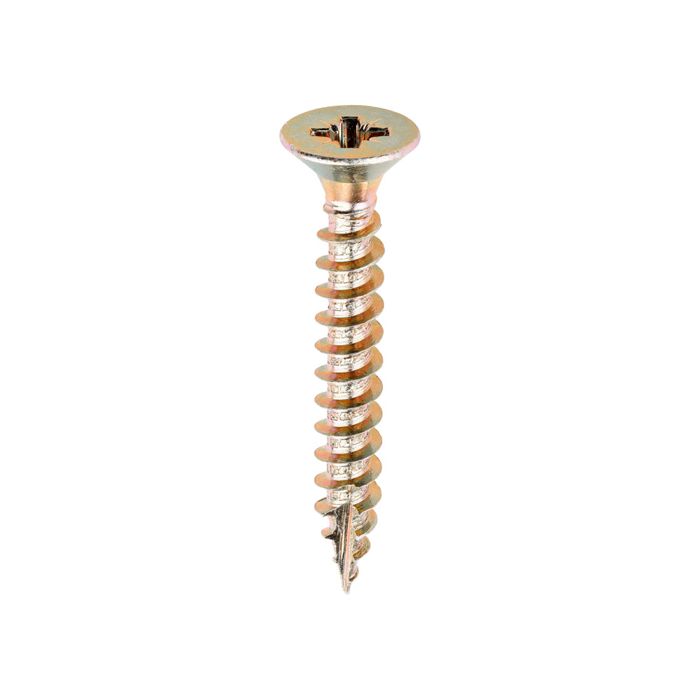 Classic Multi-Purpose Screws - PZ - Double Countersunk - Yellow | 6.0 x 45 product image