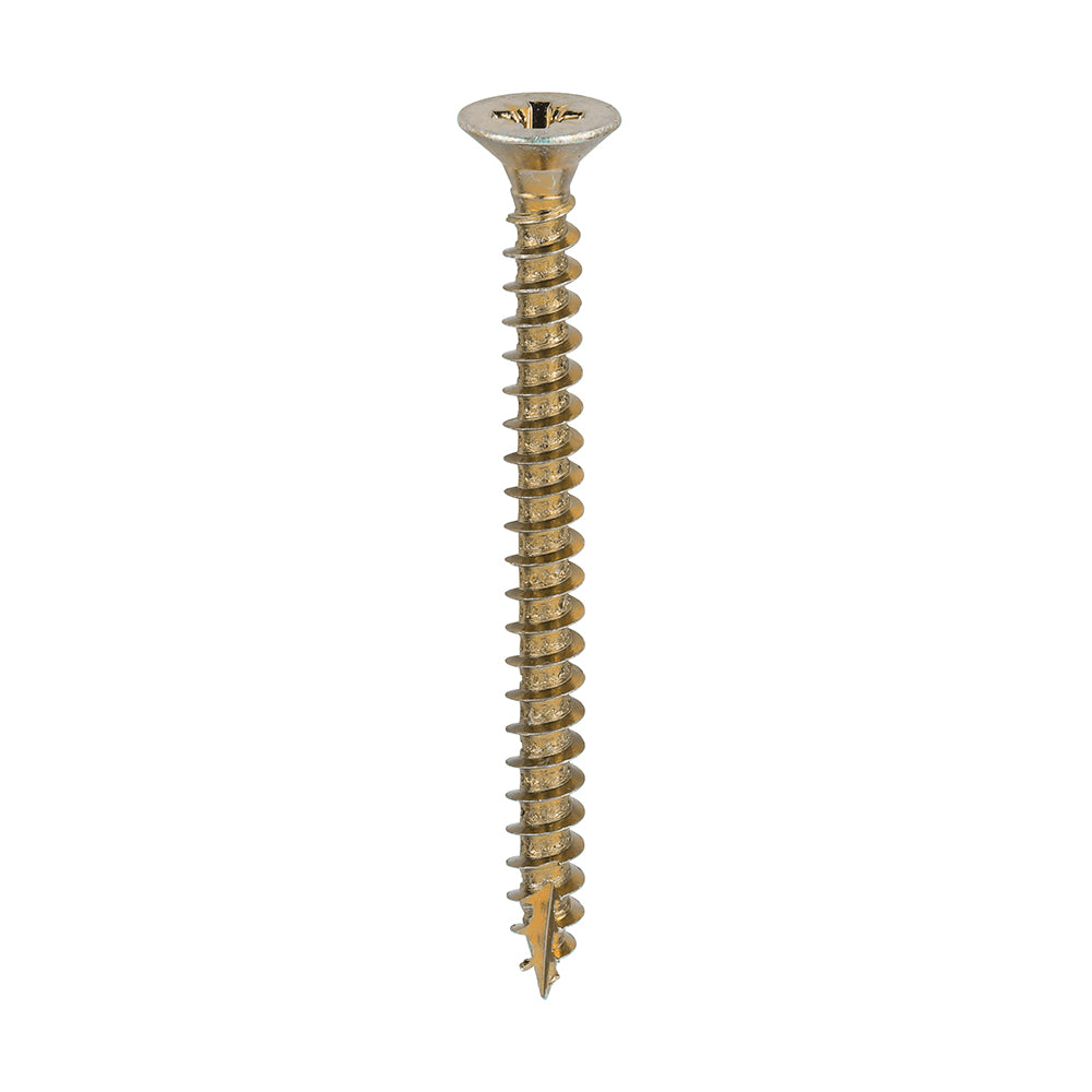 Classic Multi-Purpose Screws - PZ - Double Countersunk - Yellow | 6.0 x 70 product image