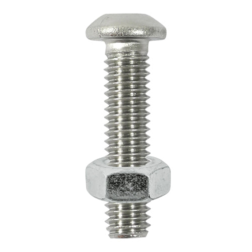 Socket Screws & Hex Nuts - Button - Stainless Steel | M6 x 16 product image