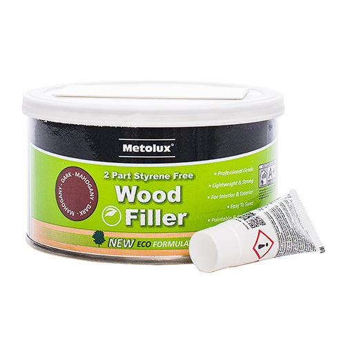 Metolux 2 Part Styrene Free Wood Filler - Redwood | 770ml product image