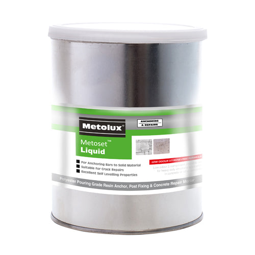 Metolux 2 Part Metoset Liquid Mortar - Grey | 1kg product image