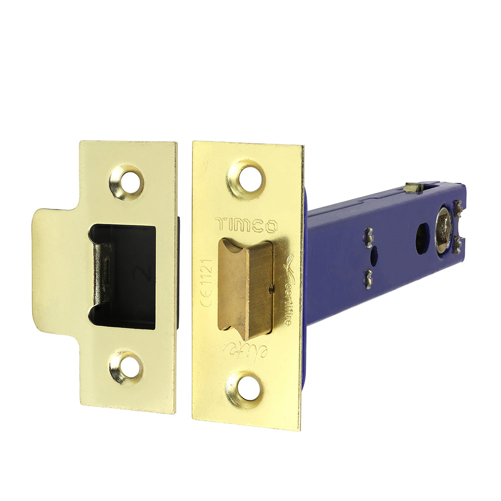 Architectural Tubular Latch - Electro Brass & Satin Nickel | 128 case / 107.5 backset | Tub | 1 Each | 675015P product image