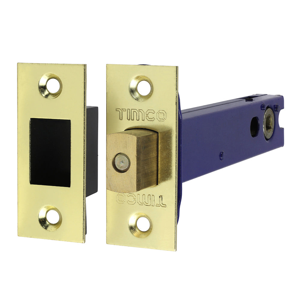Architectural Tubular Deadbolt - Electro Brass & Satin Nickel | 129 case / 108 backset | Tub | 1 Each | 675198P product image