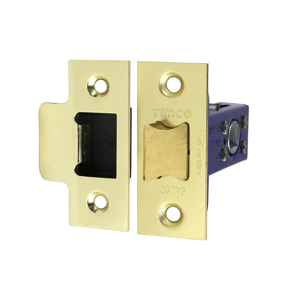 Architectural Tubular Latch - Electro Brass & Satin Nickel | 64 case / 45 backset | Tub | 1 Each | 675264P product image