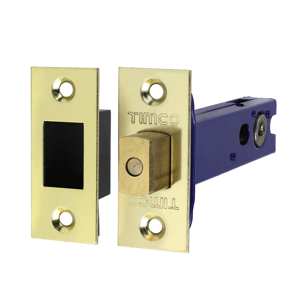 Architectural Tubular Deadbolt - Electro Brass & Satin Nickel | 103.5 case / 82.5 backset | Tub | 1 Each | 675481P product image