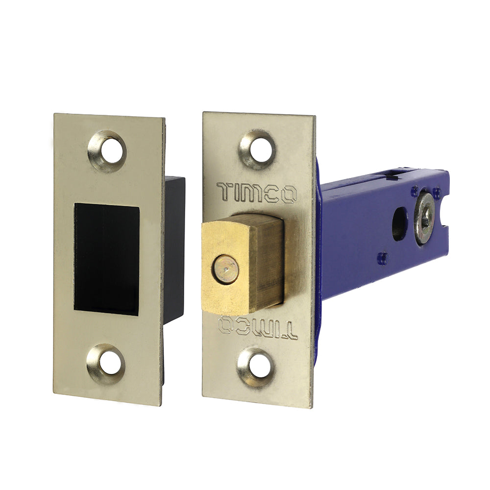 Architectural Tubular Deadbolt - Electro Brass & Satin Nickel | 103.5 case / 82.5 backset | Tub | 1 Each | 675481 additional image 2