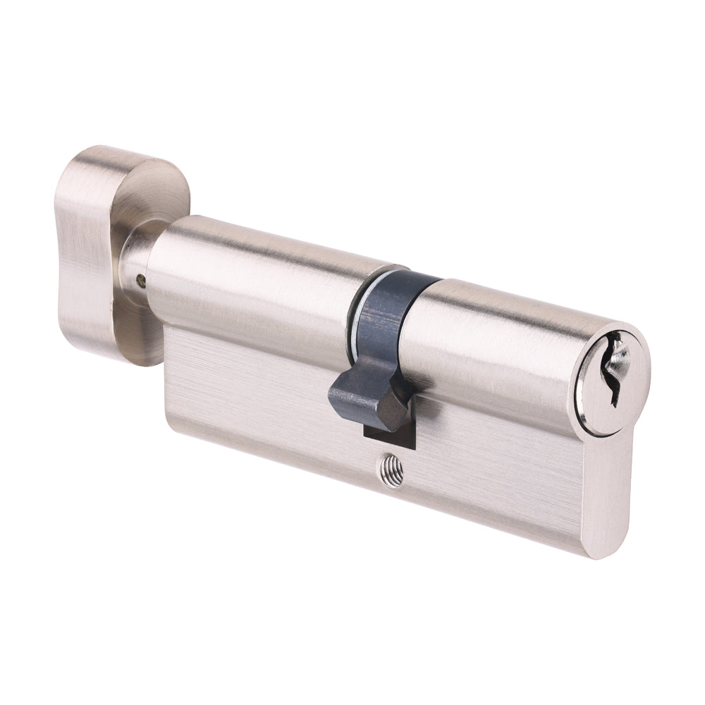 Euro Profile Cylinder - Thumbturn - Satin Nickel | 80 (35/45) product image