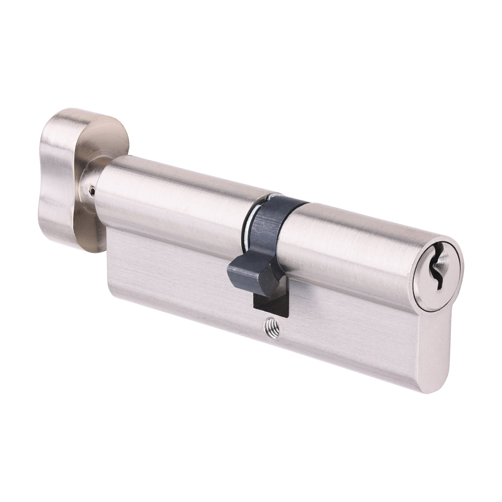 Euro Profile Cylinder - Thumbturn - Satin Nickel | 90 (40/50) product image