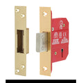 5 Lever British Standard CE Deadlock - Electro Brass | 66 case / 45 backset product image