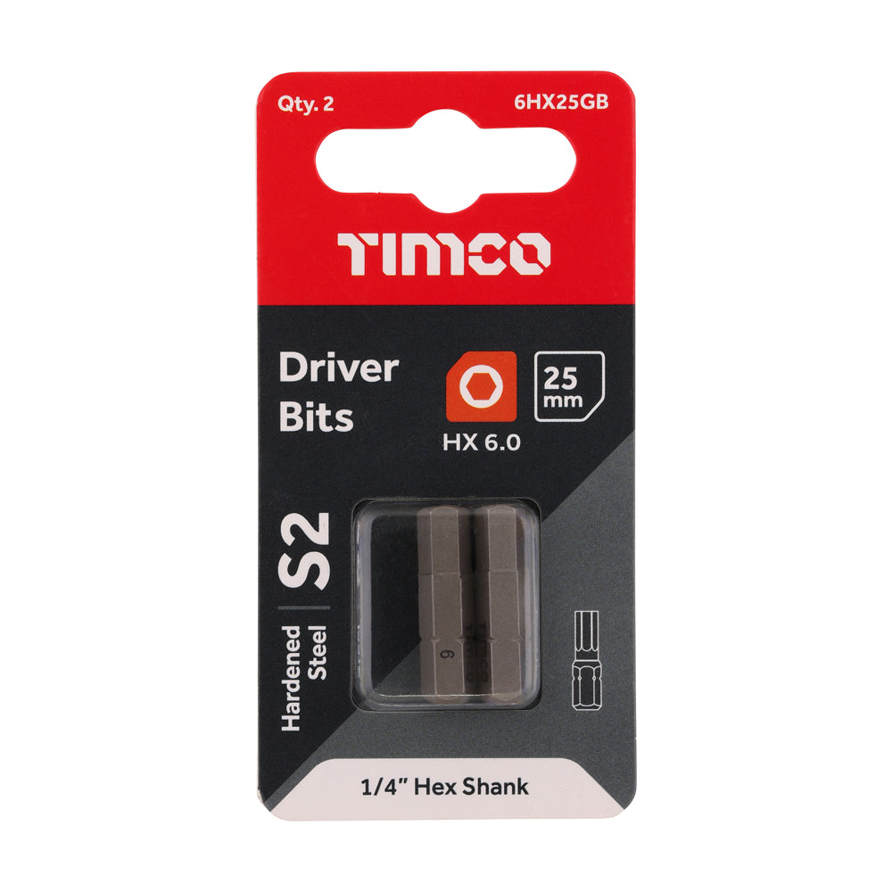 S2 Driver Bits - HX | 6.0 x 25 additional image 2