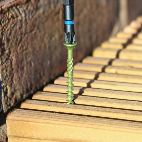 Decking Screws - PZ - Double Countersunk - Exterior - Green | 4.5 x 70 additional image 4