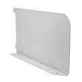 Twin Slot Shelf End - White | 250mm product image