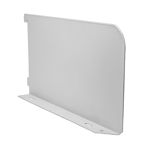 Twin Slot Shelf End - White | 250mm product image