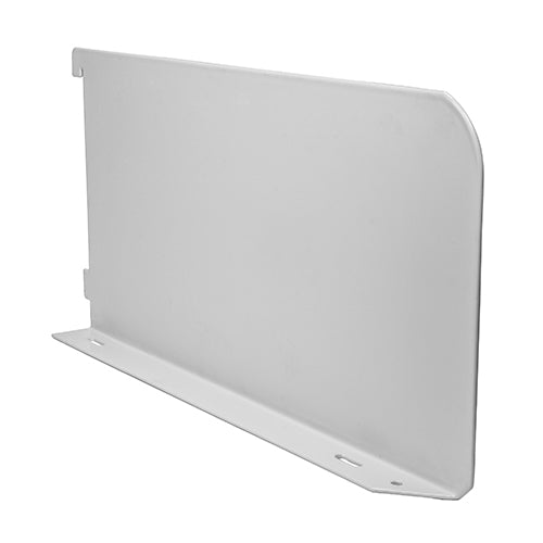Twin Slot Shelf End - White | 300mm product image