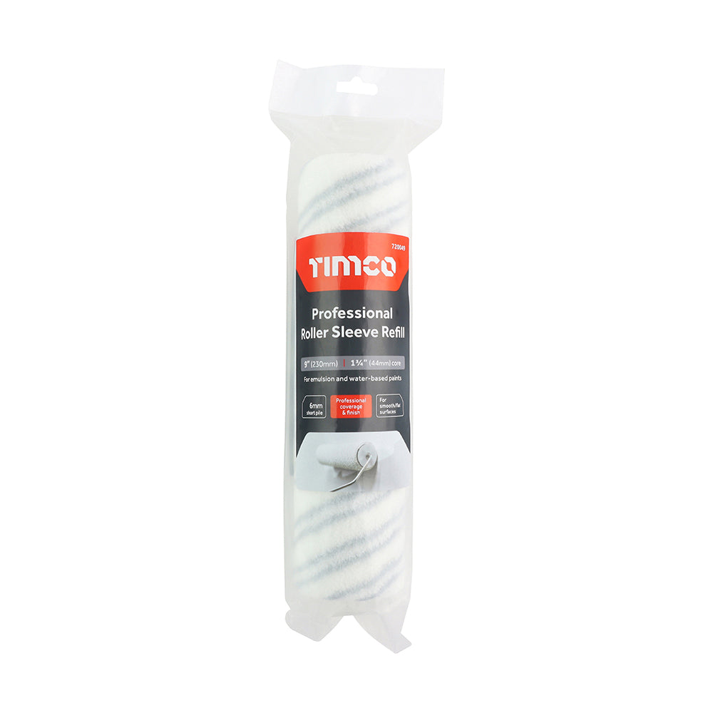 Professional Roller Sleeve Refill 6mm | 9" Short Pile additional image 2