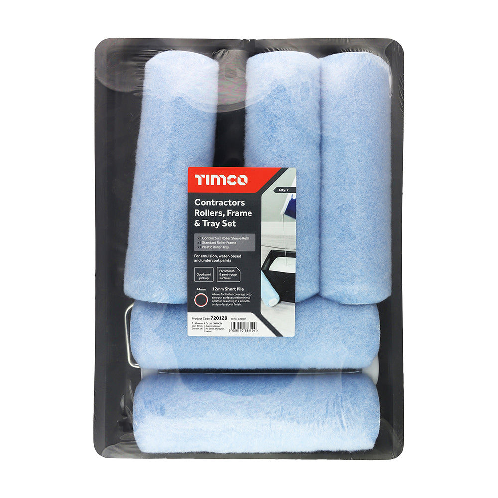 Contractors Roller Frame & Tray Set | 9" Medium Pile additional image 2