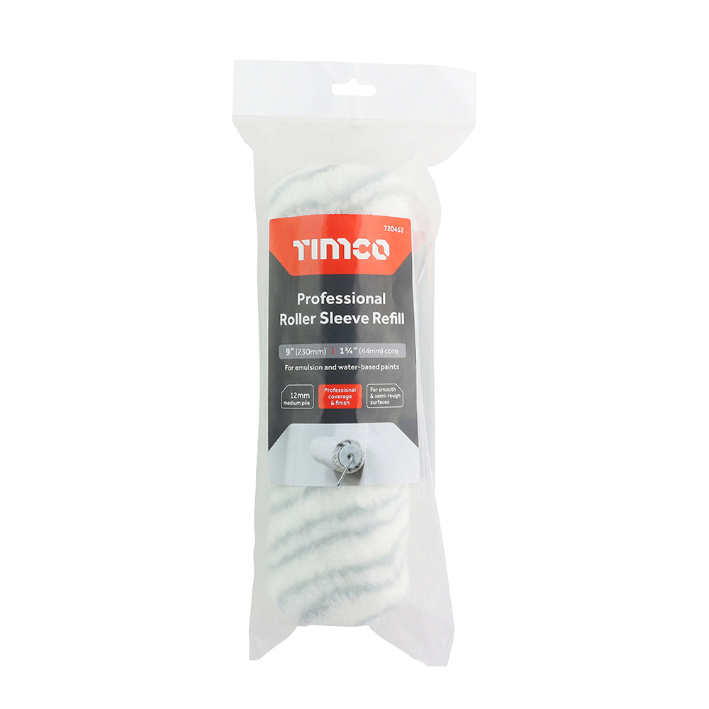 Professional Roller Sleeve Refill 12mm | 9" Medium Pile additional image 2