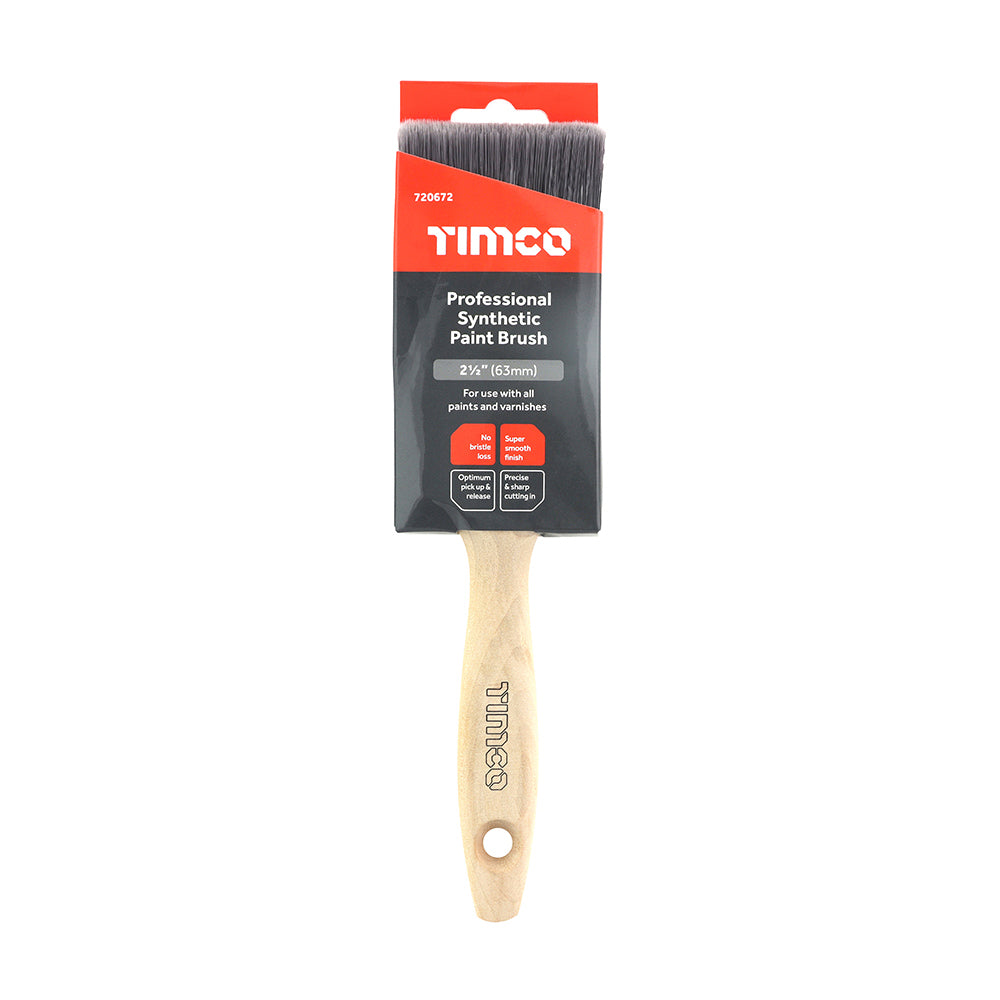 Professional Synthetic Paint Brush | 2 1/2" additional image 2