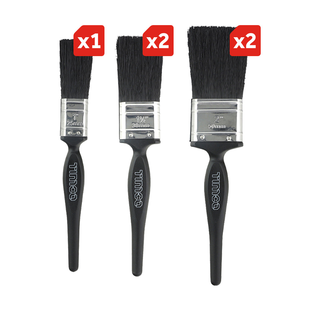 Contractors Mixed Paint Brush Set | 5pcs additional image 2