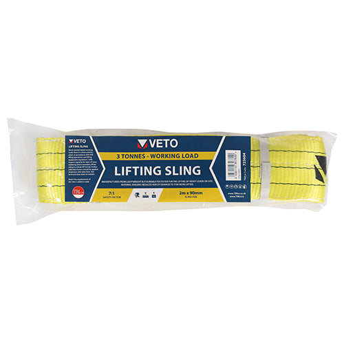Lifting Sling 3000kg / 3 Tonnes | 2m x 90mm additional image 2