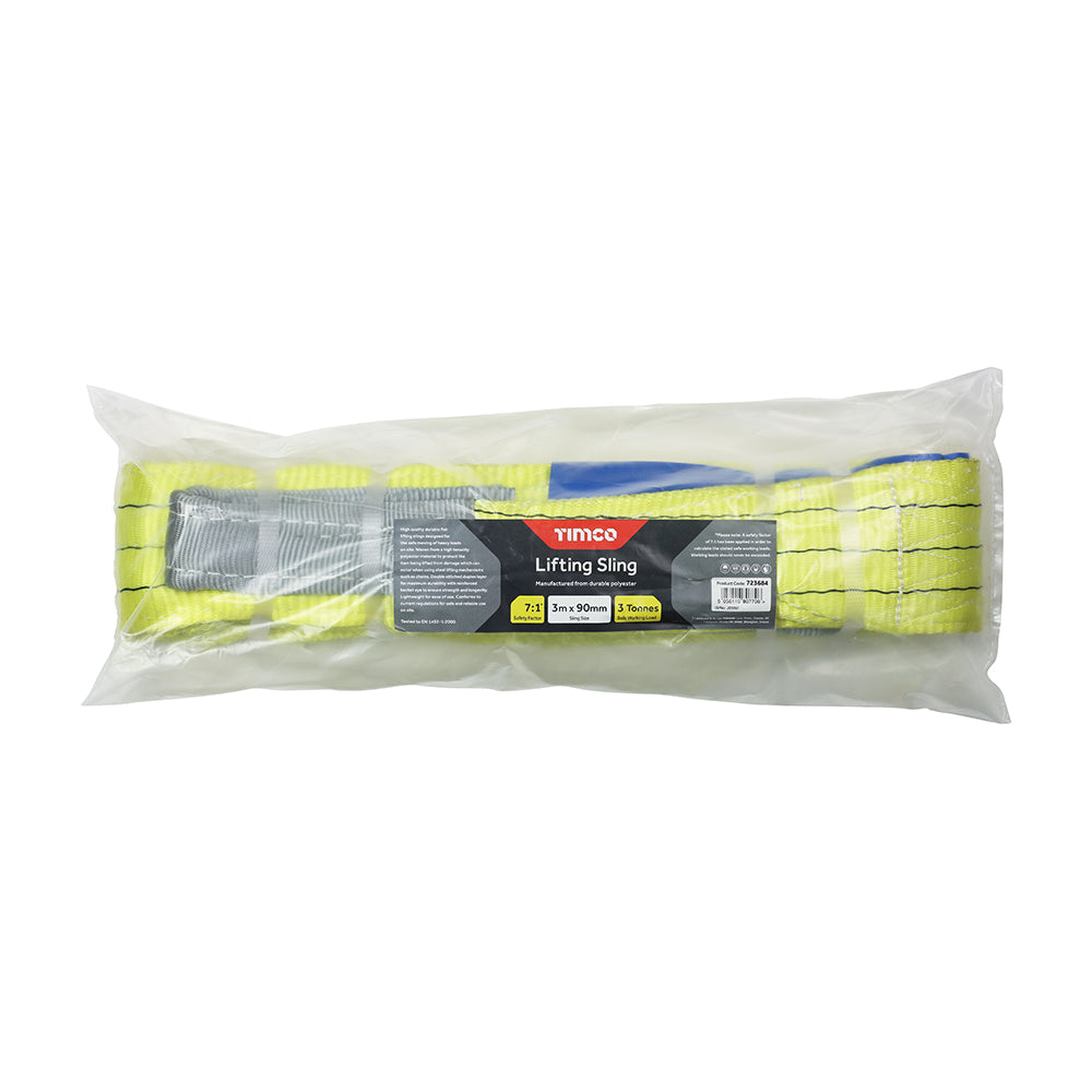 Lifting Sling 3000kg / 3 Tonnes | 3m x 90mm additional image 2