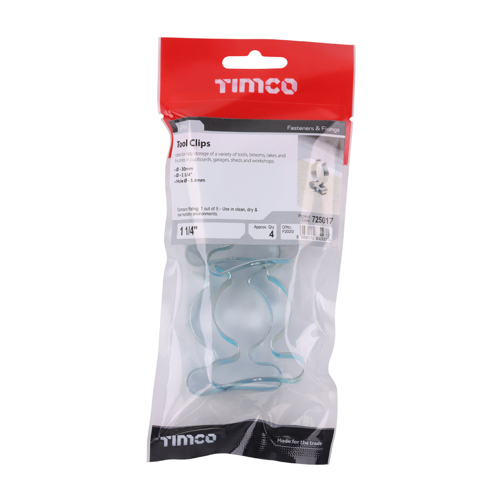 Tool Clips - Zinc | 1 1/4" additional image 2