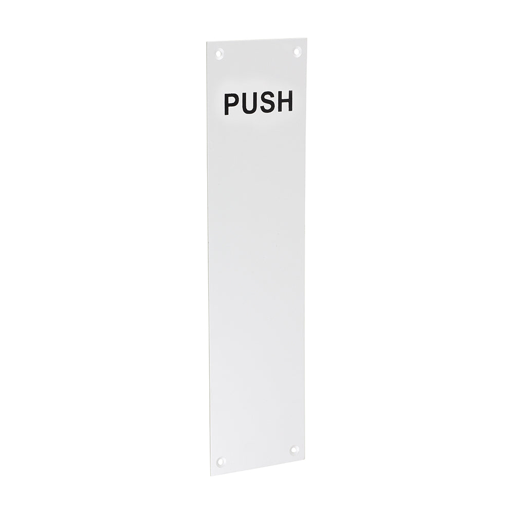 Finger Plate PUSH - Satin Anodised Aluminium | 305 x 76 | Bag | 1 Each | 725139BX product image
