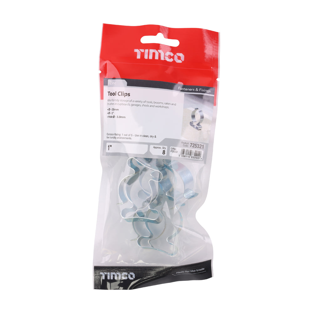 Tool Clips - Zinc | 1" additional image 2