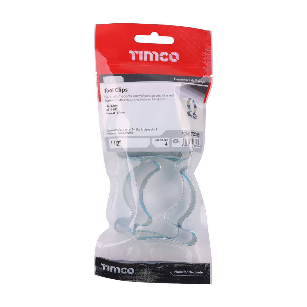 Tool Clips - Zinc | 1 1/2" additional image 2