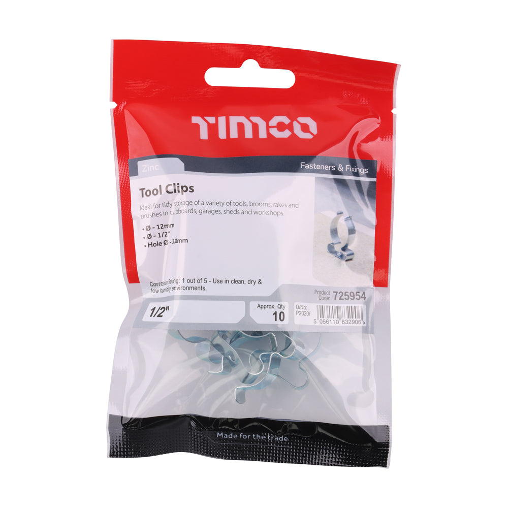 Tool Clips - Zinc | 1/2" additional image 2