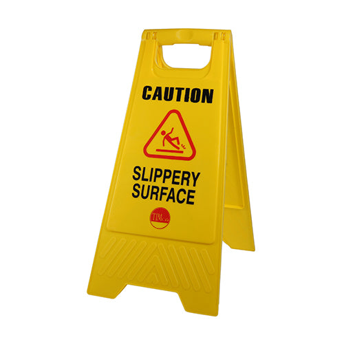 A-Frame Safety Sign - Caution Slippery Surface | 610 x 300 x 30 product image