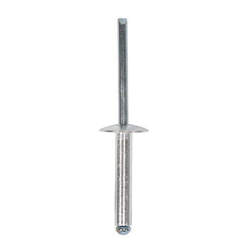 Rivets - Flange Head - Aluminium | 4.8 x 25 | Box product image