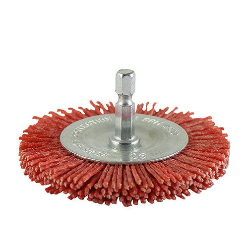 Drill Wheel Brush - Nylon | 75mm product image
