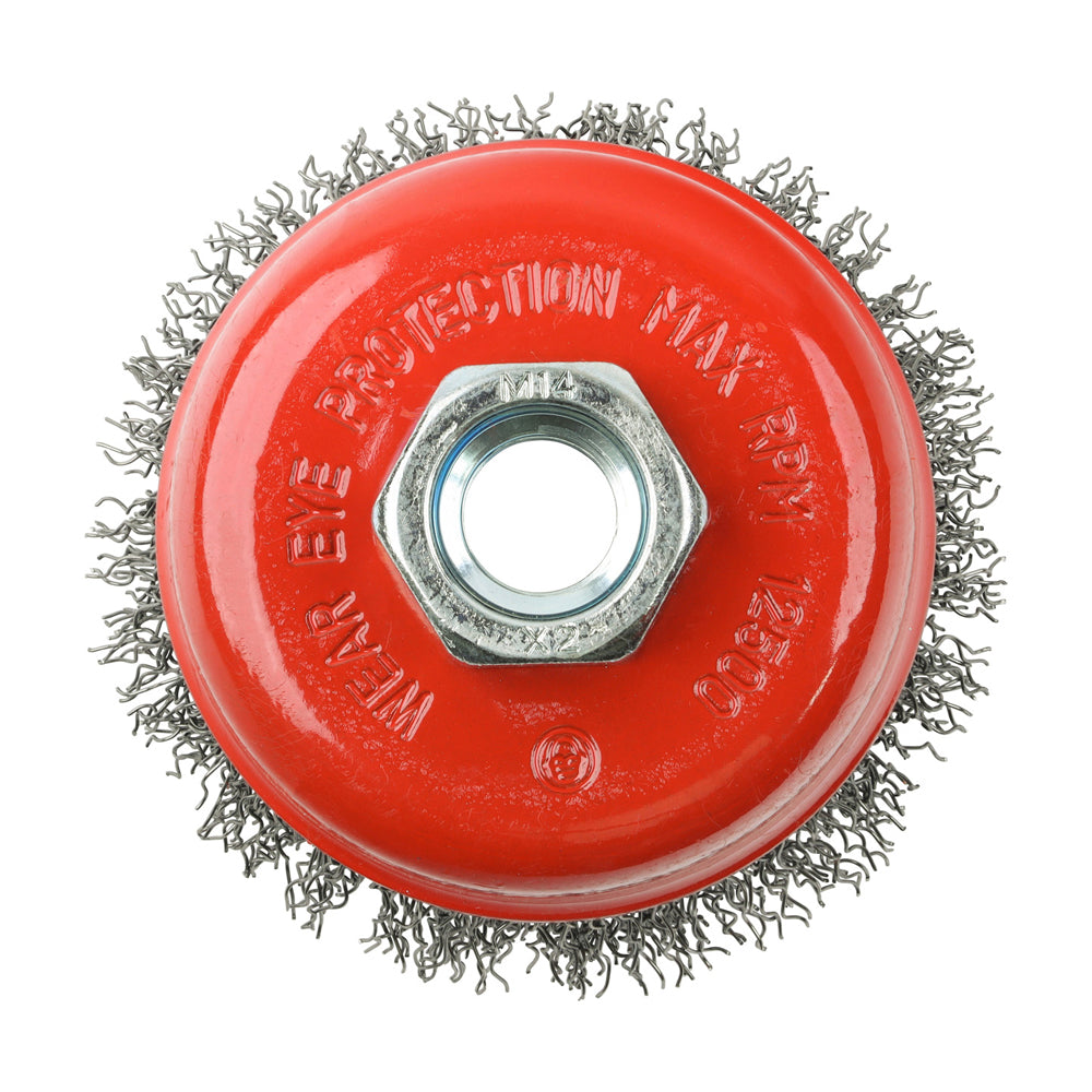 Angle Grinder Cup Brush - Crimped Steel Wire | 75mm additional image 4