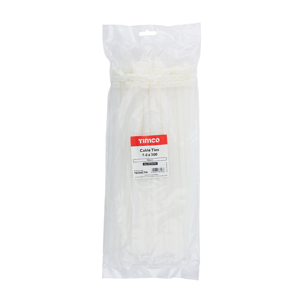 Cable Ties - Natural | 7.6 x 300 additional image 2