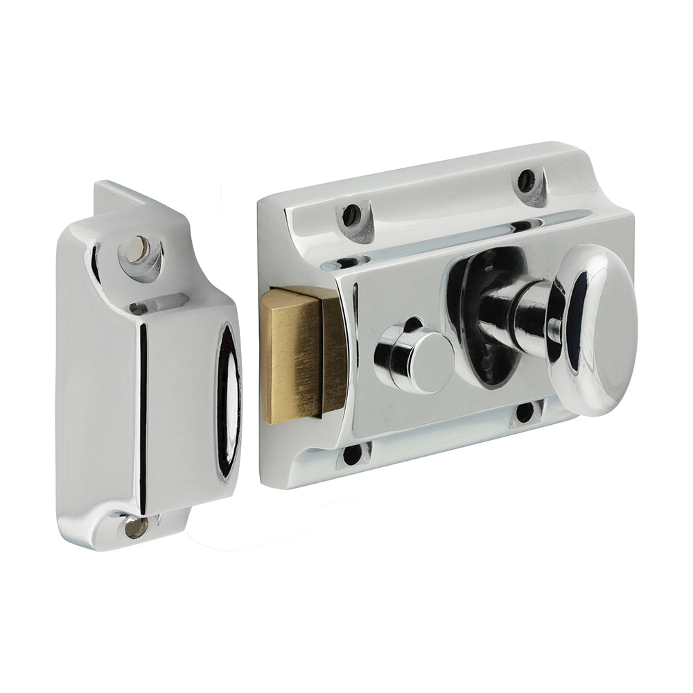 Traditional Nightlatch - Chrome | 91 case / 60 backset product image