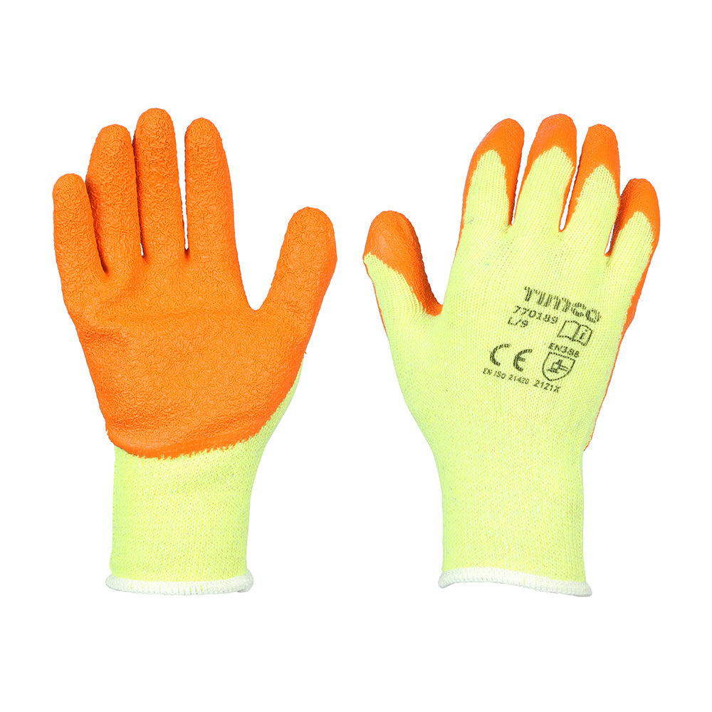 Eco-Grip Gloves - Crinkle Latex Coated Polycotton - Multi Pack | Large product image