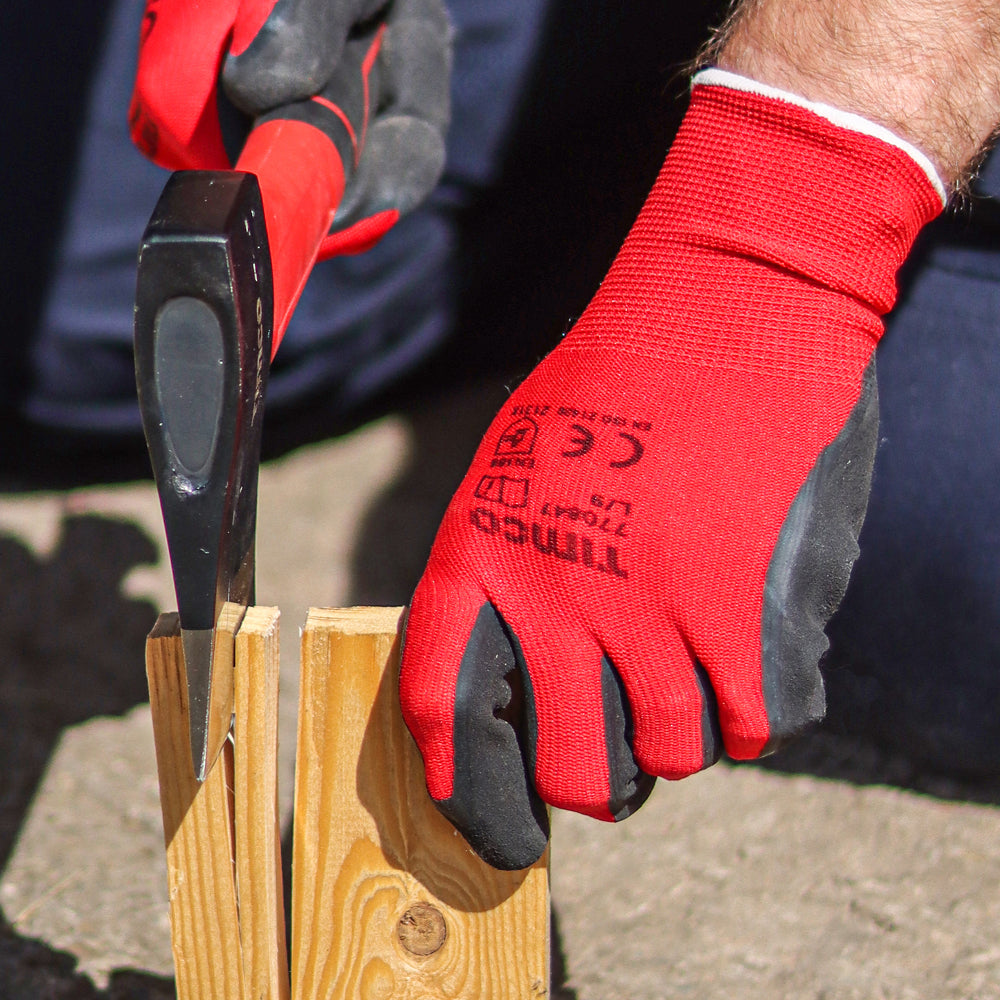 Toughlight Grip Gloves - Sandy Latex Coated Polyester | Medium additional image 3
