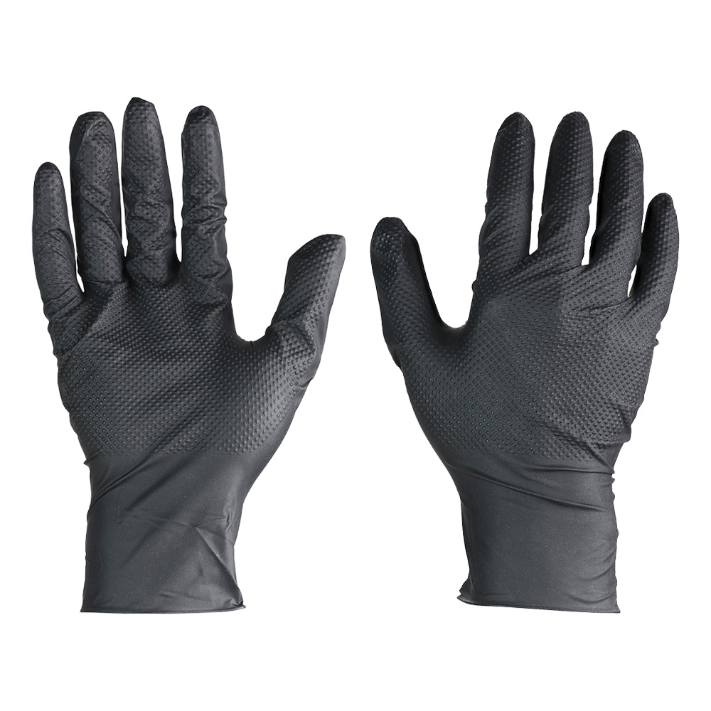 Diamond Textured Disposable Nitrile Gloves | Medium product image