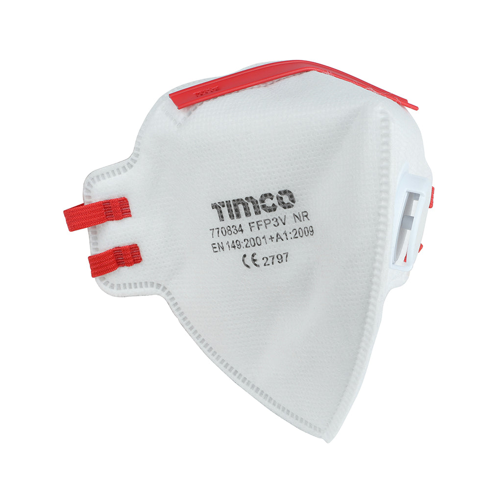 FFP3 Fold Flat Masks with Valve | One Size | Box additional image 3