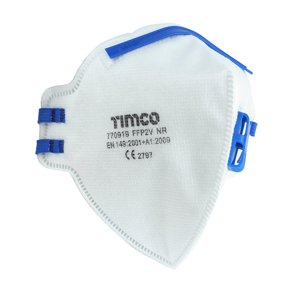 FFP2 Fold Flat Masks with Valve | One Size | Box additional image 3