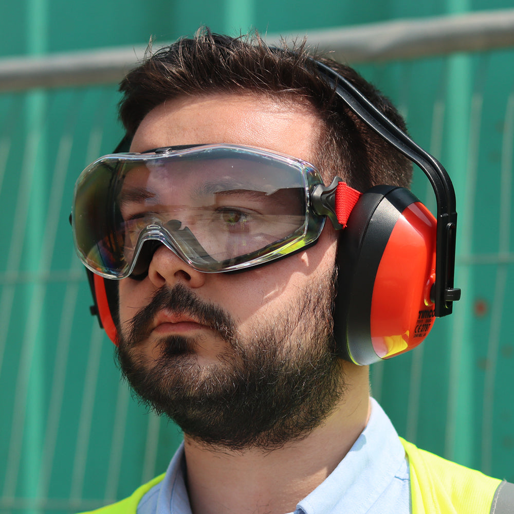 Sports Style Safety Goggles - Clear additional image 4