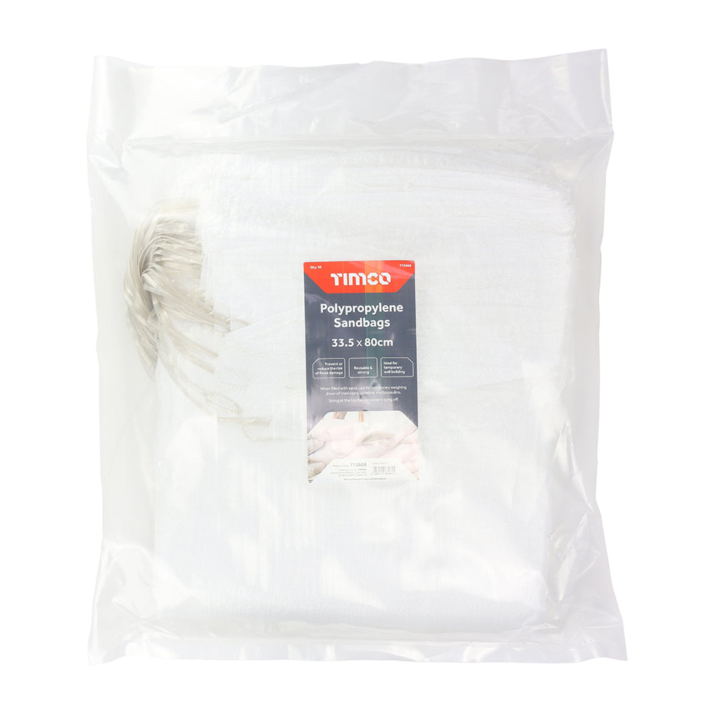 PP Sandbags - White | 33.5 x 80cm additional image 3